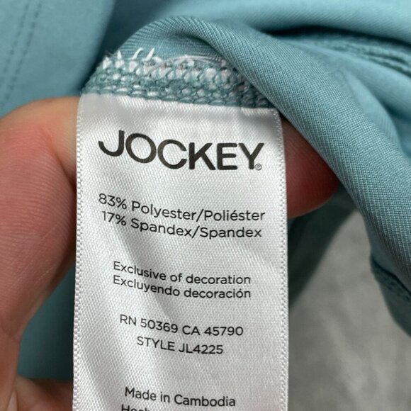Jockey Womens Turquoise Full-Zip Jacket XXL Activewear Lightweight NWT 6537 - Picture 8 of 9